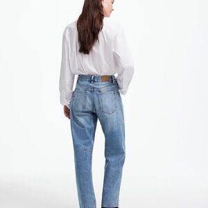 Madewell: Darted Barrel Leg Jean